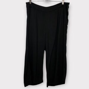 Torrid Black Cropped Wide Leg Pants Size 14 Item# 1029522